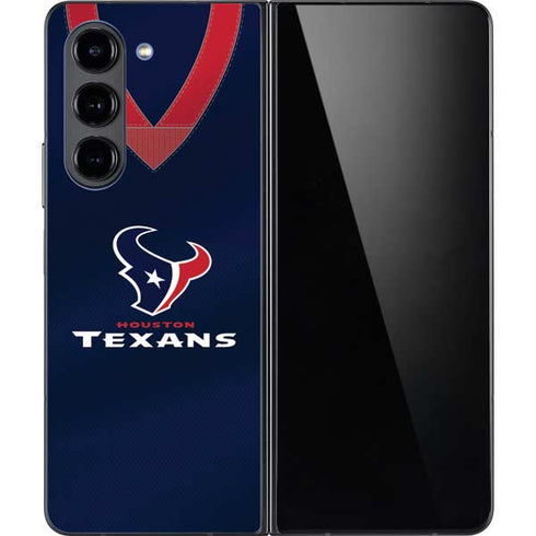 NFL Houston Texans Team Jersey Galaxy Z Fold5 5G Skin